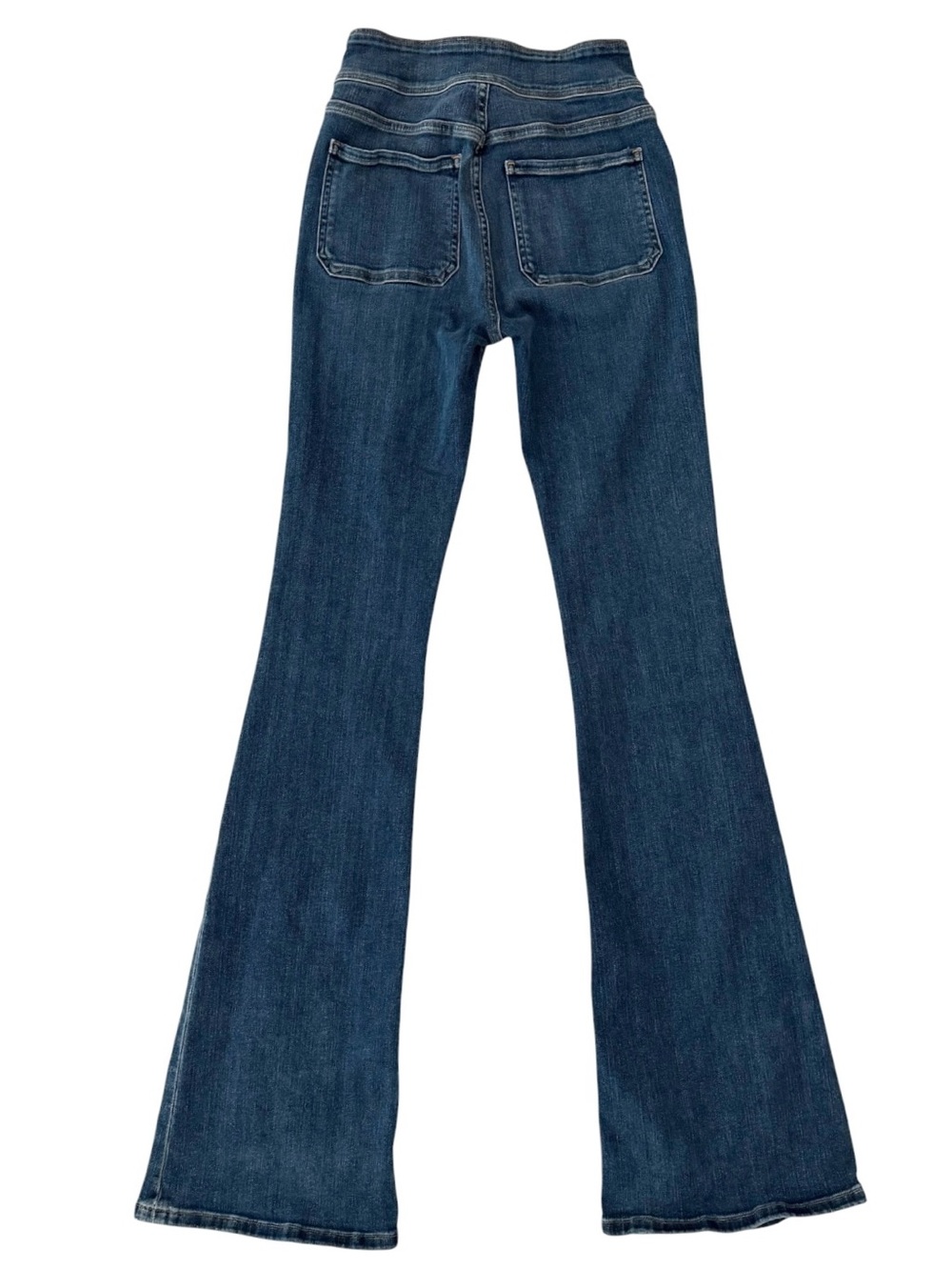 Frame Denim Le Francoise Flare Jeans In Sidonia 25 - Picture 3 of 9